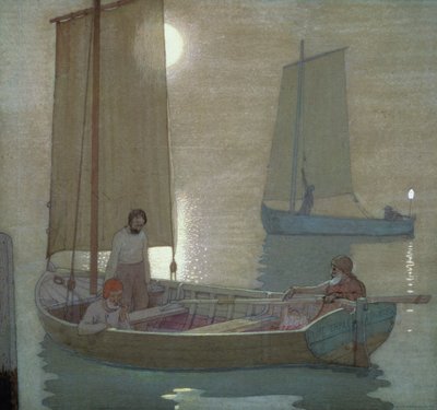 Die drei Brüder, ca. 1897 von Frederick Cayley Robinson